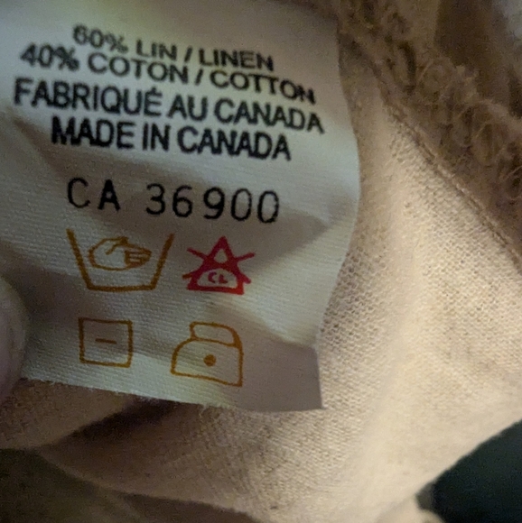 Medieval linen shirt with leather lacing  Designer Anne LaRochelle  M Fits M-XL - Picture 6 of 9